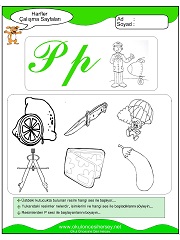 P Sesi Çalışma Sayfaları